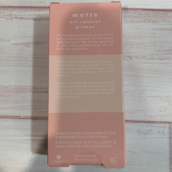 e.l.f. ELF+ Matte Oil-Control Primer + Kaolin Clay & Tea Tree - Picture 2 of 3